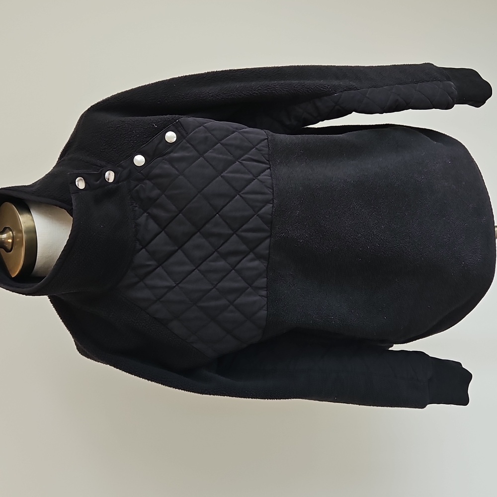 Abercrombie & Fitch Black Fleece Quilted Pullover